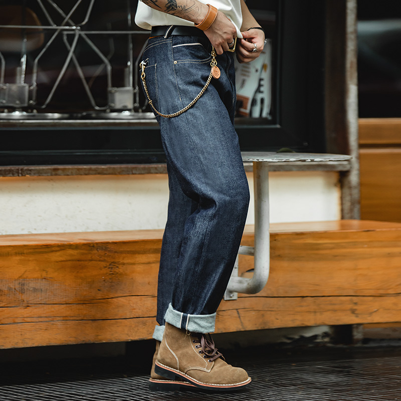 กางเกงยีนส์เดนิมทรงตรง Maden V - Levis Jeans 501 บทวิจารณ์และราคา