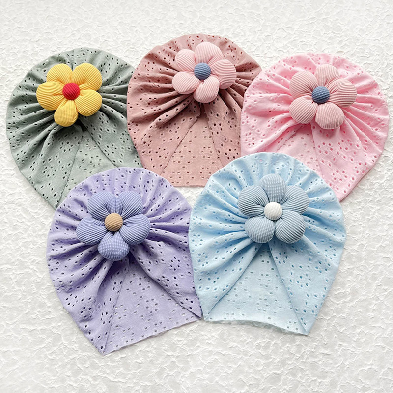 3D ดอกไม้เด็ก Turban หมวกฤดูร้ - Dad Hat Cotton บทวิจารณ์และราคา