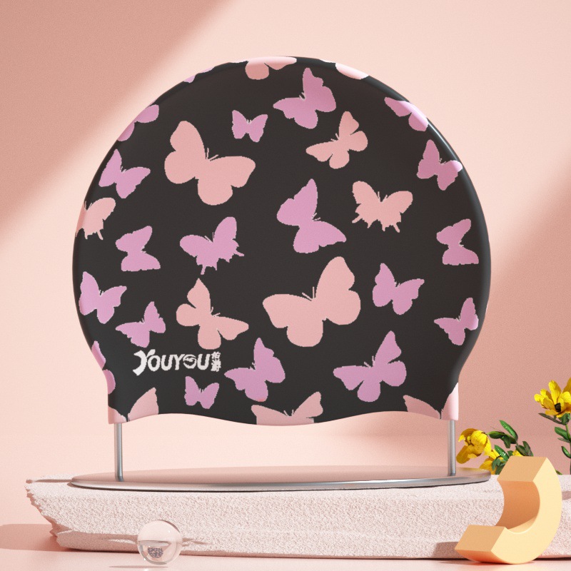 ผู้ใหญ่ยืดหยุ่นสูงน่ารักหมวกว่ - Swim Hat Silicone บทวิจารณ์และราคา