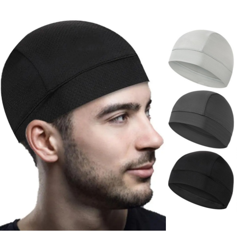 หมวกบีนนี่ตาข่ายระบายอากาศแห้ง - Skull Cap Helmet Liner บทวิจารณ์และราคา
